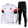 Chaqueta De Entrenamiento Trajes Manchester United 2022-23 Blanca Roja Negra - Hombre